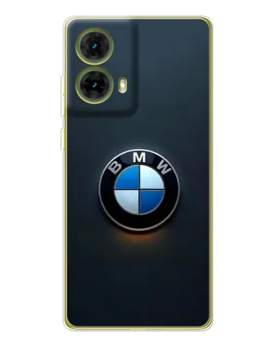 Чехол для Motorola MOTO G85 с картинкой «Логотип BMW — минимализм»