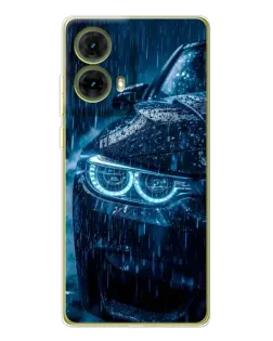 Чохол для Motorola MOTO G85 з картинкою «BMW під дощем»