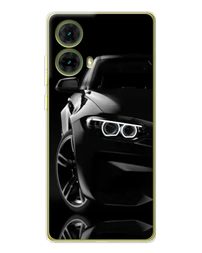 Чохол для Motorola MOTO G85 з картинкою «Чорна BMW — профіль» Чохол для Motorola MOTO G85 з картинкою «Чорна BMW — профіль»