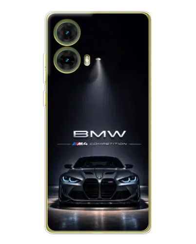 Чохол для Motorola MOTO G85 з картинкою «BMW крізь нічне місто» Чохол для Motorola MOTO G85 з картинкою «BMW крізь нічне місто»