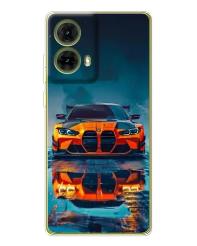 Чохол для Motorola MOTO G85 з картинкою «BMW — золота емблема» Чохол для Motorola MOTO G85 з картинкою «BMW — золота емблема»