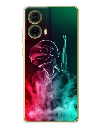Чохол для Motorola MOTO G85 з картинкою «PUBG — вогняний воїн»