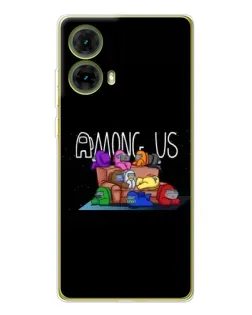 Чохол для Motorola MOTO G85 з картинкою «Логотип Among Us» Чохол для Motorola MOTO G85 з картинкою «Логотип Among Us»