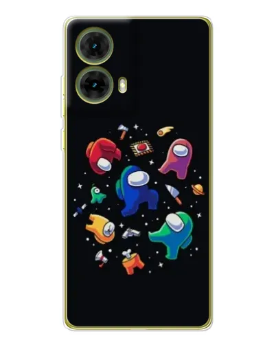 Чехол для Motorola MOTO G85 с картинкой «Among Us космос»