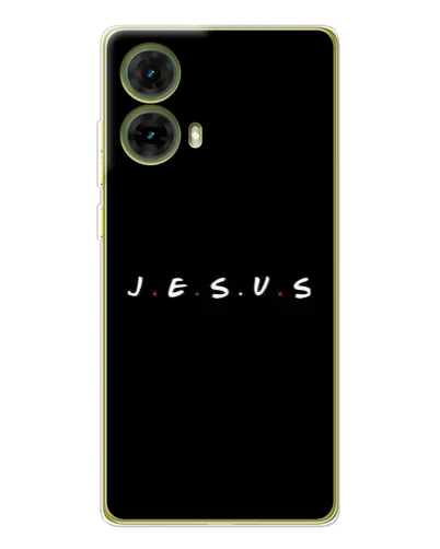Чехол для Motorola MOTO G85 с картинкой «Точки веры J.E.S.U.S.» Чехол для Motorola MOTO G85 с картинкой «Точки веры J.E.S.U.S.»
