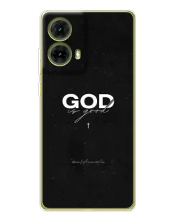 Чехол для Motorola MOTO G85 с картинкой «GOD — Бог над всем»