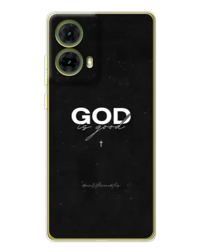 Чехол для Motorola MOTO G85 с картинкой «GOD — Бог над всем» Чехол для Motorola MOTO G85 с картинкой «GOD — Бог над всем»