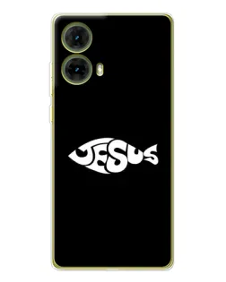 Чехол для Motorola MOTO G85 с картинкой «Рыба Jesus» Чехол для Motorola MOTO G85 с картинкой «Рыба Jesus»