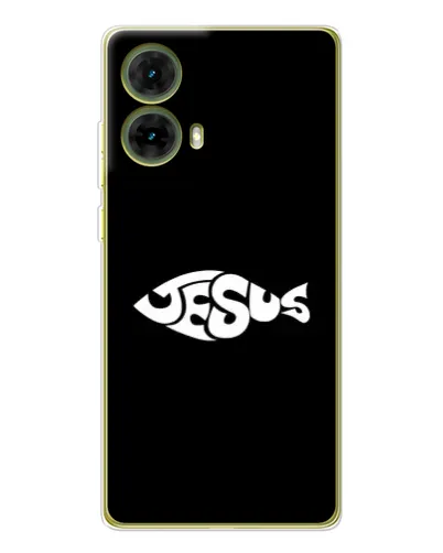 Чехол для Motorola MOTO G85 с картинкой «Рыба Jesus» Чехол для Motorola MOTO G85 с картинкой «Рыба Jesus»