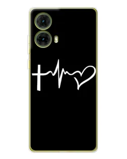 Чехол для Motorola MOTO G85 с картинкой «Пульс веры» Чехол для Motorola MOTO G85 с картинкой «Пульс веры»