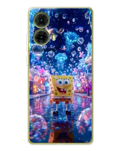 Чехол для Motorola MOTO G85 с картинкой «Неоновый океан» Чехол для Motorola MOTO G85 с картинкой «Неоновый океан»