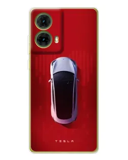 Чохол для Motorola MOTO G85 з картинкою «Tesla Top View»