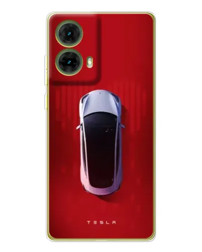 Чохол для Motorola MOTO G85 з картинкою «Tesla Top View»
