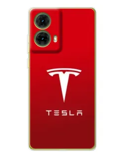 Чохол для Motorola MOTO G85 з картинкою «Tesla Red Classic»