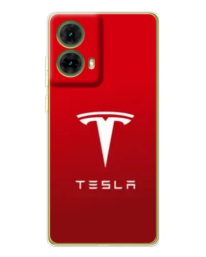 Чохол для Motorola MOTO G85 з картинкою «Tesla Red Classic»