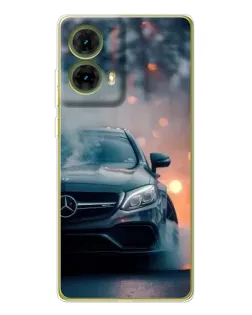 Чехол для Motorola MOTO G85 с картинкой «Mercedes — ночной город» Чехол для Motorola MOTO G85 с картинкой «Mercedes — ночной город»