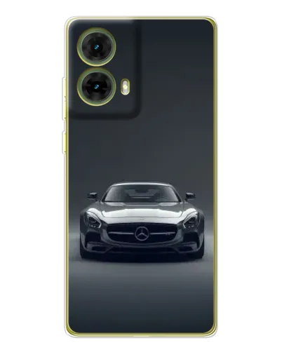 Чехол для Motorola MOTO G85 с картинкой «Mercedes на черном» Чехол для Motorola MOTO G85 с картинкой «Mercedes на черном»