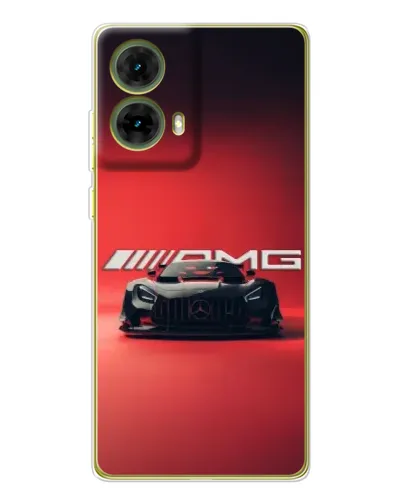 Чехол для Motorola MOTO G85 с картинкой «Mercedes AMG — красная линия» Чехол для Motorola MOTO G85 с картинкой «Mercedes AMG — красная линия»