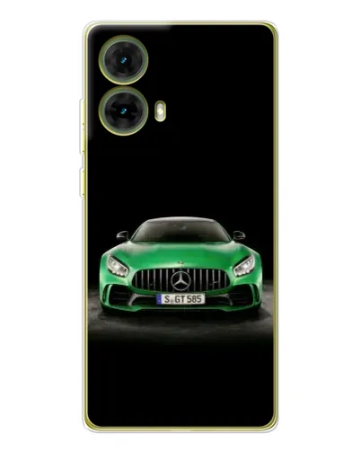 Чехол для Motorola MOTO G85 с картинкой «Mercedes — неоновый лого» Чехол для Motorola MOTO G85 с картинкой «Mercedes — неоновый лого»