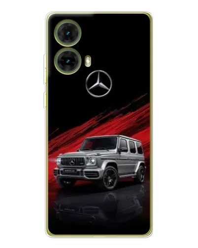 Чехол для Motorola MOTO G85 с картинкой «Mercedes G-Class красный» Чехол для Motorola MOTO G85 с картинкой «Mercedes G-Class красный»