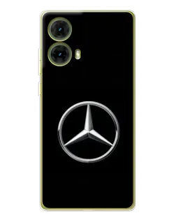 Чехол для Motorola MOTO G85 с картинкой «Mercedes классический лого»