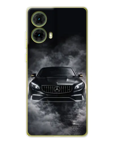 Чехол для Motorola MOTO G85 с картинкой «Mercedes в дыму» Чехол для Motorola MOTO G85 с картинкой «Mercedes в дыму»