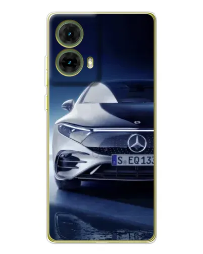 Чехол для Motorola MOTO G85 с картинкой «Mercedes EQ — будущее» Чехол для Motorola MOTO G85 с картинкой «Mercedes EQ — будущее»