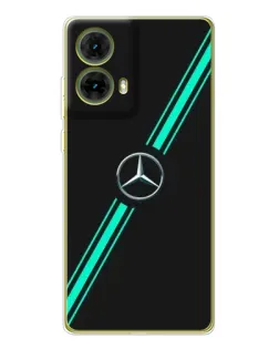 Чохол для Motorola MOTO G85 з картинкою «Спортивні лінії Mercedes»