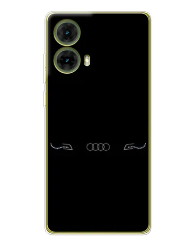 Чехол для Motorola MOTO G85 с картинкой «Audi — световой подпись» Чехол для Motorola MOTO G85 с картинкой «Audi — световой подпись»