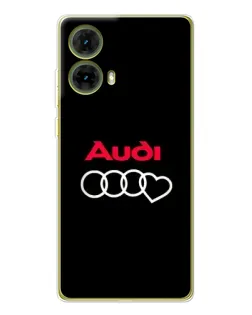 Чехол для Motorola MOTO G85 с картинкой «Логотип Audi Heart» Чехол для Motorola MOTO G85 с картинкой «Логотип Audi Heart»