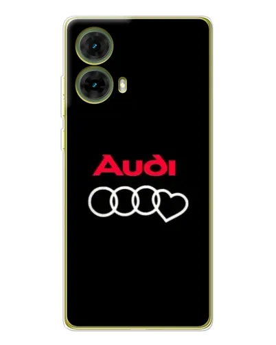 Чехол для Motorola MOTO G85 с картинкой «Логотип Audi Heart» Чехол для Motorola MOTO G85 с картинкой «Логотип Audi Heart»