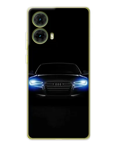 Чехол для Motorola MOTO G85 с картинкой «Audi в неоне» Чехол для Motorola MOTO G85 с картинкой «Audi в неоне»