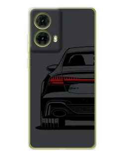 Чехол для Motorola MOTO G85 с картинкой «Задняя часть Audi — арт»