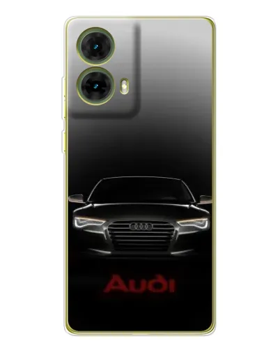 Чехол для Motorola MOTO G85 с картинкой «Audi — градиентный контур» Чехол для Motorola MOTO G85 с картинкой «Audi — градиентный контур»