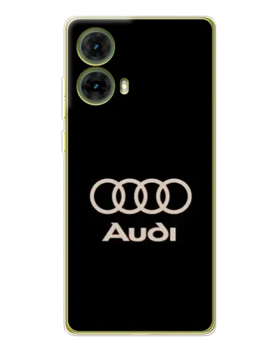 Чехол для Motorola MOTO G85 с картинкой «Audi — золотой логотип» Чехол для Motorola MOTO G85 с картинкой «Audi — золотой логотип»