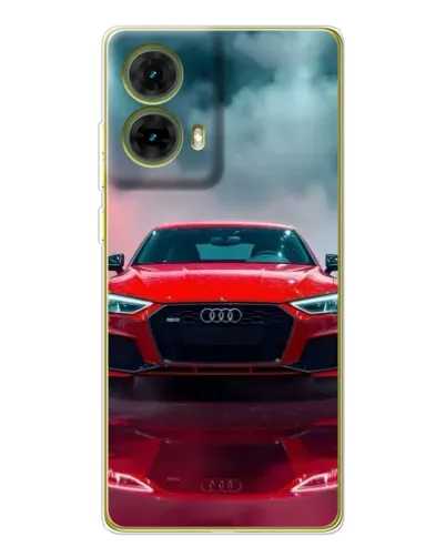 Чехол для Motorola MOTO G85 с картинкой «Audi RS — красный стиль» Чехол для Motorola MOTO G85 с картинкой «Audi RS — красный стиль»