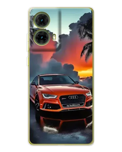 Чехол для Motorola MOTO G85 с картинкой «Audi — закат» Чехол для Motorola MOTO G85 с картинкой «Audi — закат»