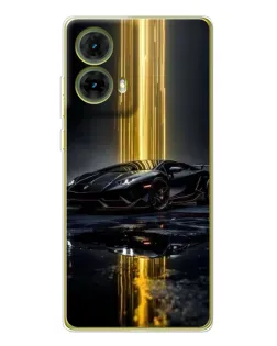 Чехол для Motorola MOTO G85 с картинкой «Ночной Lamborghini драйв» Чехол для Motorola MOTO G85 с картинкой «Ночной Lamborghini драйв»