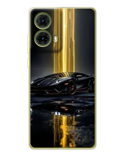 Чехол для Motorola MOTO G85 с картинкой «Ночной Lamborghini драйв» Чехол для Motorola MOTO G85 с картинкой «Ночной Lamborghini драйв»