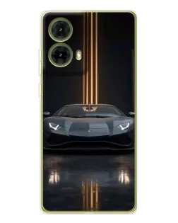 Чехол для Motorola MOTO G85 с картинкой «Lamborghini золотые линии» Чехол для Motorola MOTO G85 с картинкой «Lamborghini золотые линии»