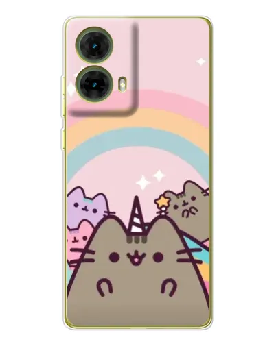 Чехол для Motorola MOTO G85 с картинкой «Единорог Pusheen» Чехол для Motorola MOTO G85 с картинкой «Единорог Pusheen»