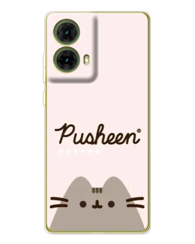Чехол для Motorola MOTO G85 с картинкой «Pusheen логотип» Чехол для Motorola MOTO G85 с картинкой «Pusheen логотип»