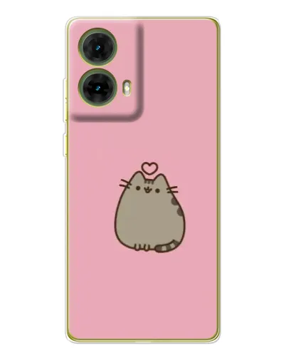 Чехол для Motorola MOTO G85 с картинкой «Pusheen сердце» Чехол для Motorola MOTO G85 с картинкой «Pusheen сердце»