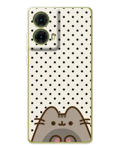 Чехол для Motorola MOTO G85 с картинкой «Пушин в горошек» Чехол для Motorola MOTO G85 с картинкой «Пушин в горошек»