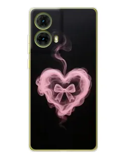 Чехол для Motorola MOTO G85 с картинкой «Дымчатое сердце»