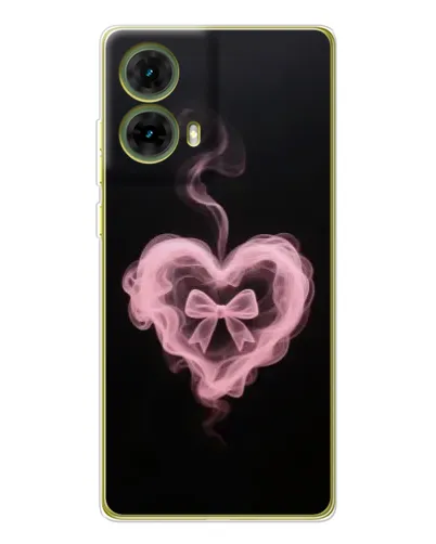 Чехол для Motorola MOTO G85 с картинкой «Дымчатое сердце»