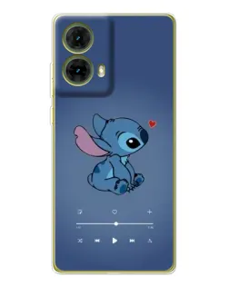 Чехол для Motorola MOTO G85 с картинкой «Музыкальный Stitch»