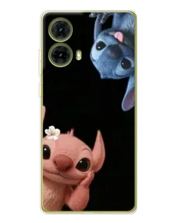 Чехол для Motorola MOTO G85 с картинкой «Фиолетовый туман роз»