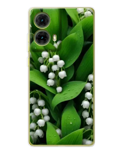 Чехол для Motorola MOTO G85 с картинкой «Ландыши в зелени» Чехол для Motorola MOTO G85 с картинкой «Ландыши в зелени»