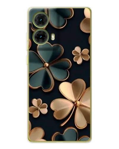 Чехол для Motorola MOTO G85 с картинкой «Клевер в золоте» Чехол для Motorola MOTO G85 с картинкой «Клевер в золоте»